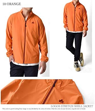 Amazon ロゴス Logos メンズ アウター ストレッチジャケット ソフトシェル スタンド アウトドア キャンプ D4r L 10 オレンジ コート ジャケット 通販