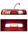 GLDIFA 3rd Brake Lights Compatible with 15-18 Silverado/Sierra 1500/2500/3500 Red And Clear Lens Third Brake Lights Lamp