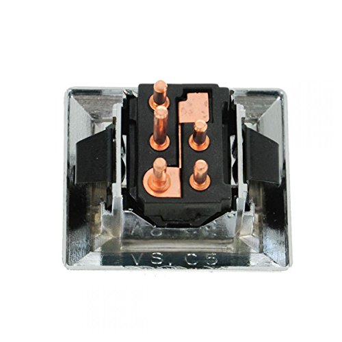 image for AM Autoparts Chrome Power Window Switch Pair Set of 2 for Chevy GMC Po