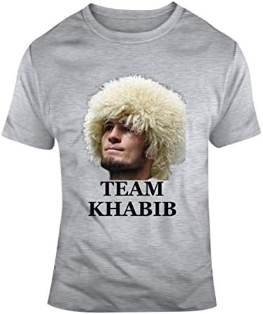 Tema Khabib Nurmagomedov Russian Dagestan Big Head MMA Fighting T Shirt