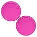 Pyrex 7201-PC 4 Cup Pink Food Storage Replacement Lids (2-Pack) - Made in USA