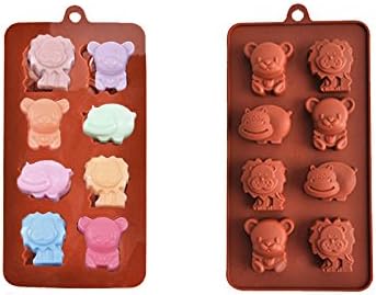 Amazon カートゥーン動物チョコレート金型チョコレートゼリープリンクッキーdiyシリカゲル型かわいい動物形状ベーキングツール Pulnda 飴 チョコレート型 通販