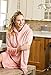 Softies Women's Ultra Soft Hooded Snuggle Lounger with Kangaroo Pocket, Pink, L/XL