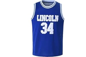 Jesus Shuttlesworth 34 Lincoln High School Men's Basketball Jersey He Got Game Movie Jersey Stitched