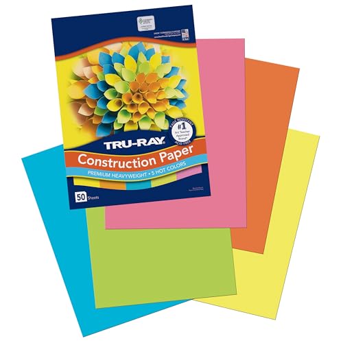 Tru-Ray Construction Paper 9x12" Hot Color Assortment