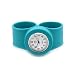 Vavna Silicone Nurse Watch -Slap On Watch - Cyan - Adult Large Size