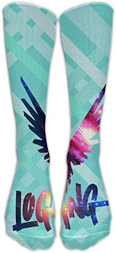 Logan Paul Logo Knee High Socks Long Athletic Football Soccer Socks For Unisex
