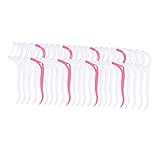 inkint Dental Care Cleaner Plastic Toothpick Floss Stick 125pcs/ Set Portable Between Teeth Cleaning Tools Set
