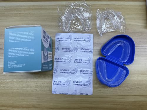 Bite Night Bruxism Night Protection for Teeth and Jaw, Optimal Comfort & Durable Protection, Anti Teeth Grinding, Self-Modeling, Bruxism, 4pcs
