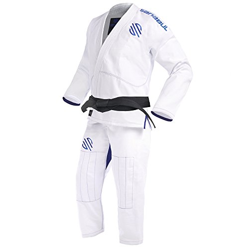 Sanabul Essentials V.2 Ultra Light Pre Shrunk BJJ Jiu Jitsu Gi (A1, White) See Special Sizing Guide Sanabul Essentials V.2 Ultra Light Pre Shrunk BJJ Jiu Jitsu Gi (A1, White) See Special Sizing Guide