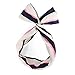 Yeshan Rabbit Ear Twist Bow Wired Headbands Scarf Headwrap Hairband Hair Accessory,Pack of 8
