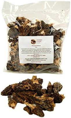 Dried Morel Mushrooms - 4 Oz. Bag - Dehydrated Edible Gourmet Yellow Morchella Esculenta Fungi: AKA Sponge Mushrooms