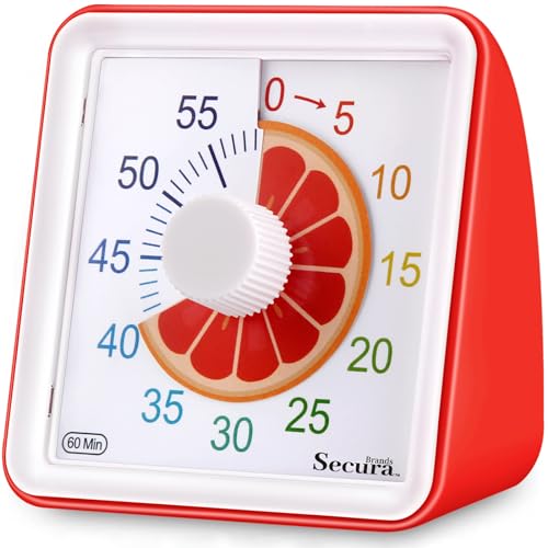 Secura 60-Minute Visual Timer, Timer for