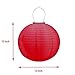 Solar Lanterns Outdoor Hanging,Hanging Solar Lights,Nylon Chinese Hanging Lanterns for Garden Tree Decoration,Patio Birthday Party Weddings and Holiday Christmas 12 inches, Set of 4 Multicolor