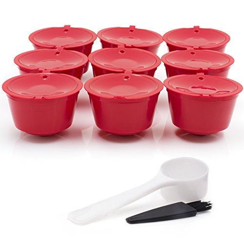 9 pack dolce gusto refillable coffee capsule pods reusa…