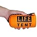 Go Time Gear Life Tent Emergency Survival Shelter - 2 Person Emergency Tent - Use As Survival Tent, Emergency Shelter, Tube Tent, Survival Tarp - Includes Survival Whistle & Paracord
