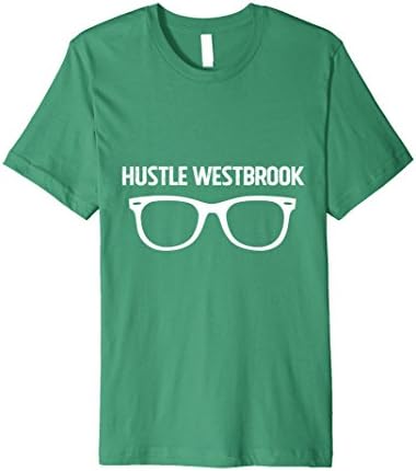 Men's Hustle Westbrook T-Shirt: Cool Basketball Shirt Large Kelly Green