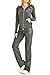 Vertigo Paris Women's Wash Flower Applique Lounge Jog Set