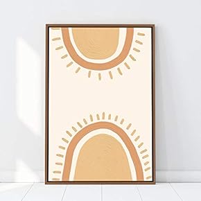 signwin Framed Canvas Wall Art Nordic Rainbow Canvas...