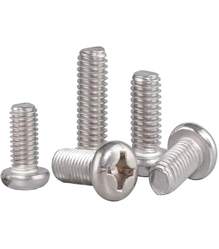 uxcell 5x8 achine Screws Phillips Cross Pan Head Screw 304