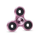 Fidget Spinner Toy Alloy EDC Hand Spinner for Autism and ADHD Rotation Long Time Stress Relief Toys by NuoYaRen 02,pink