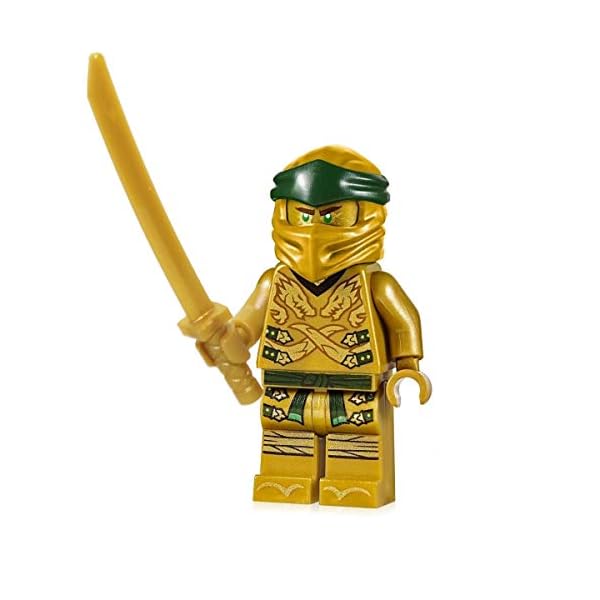 LEGO Ninjago Minifigur: Lloyd (Golden / Goldener Ninja) - Legacy