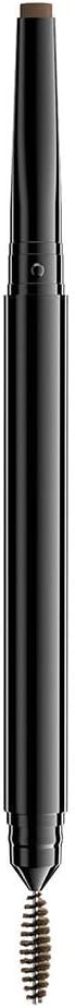NYX Professional Makeup Precision Brow Pencil, Dual Ended with Flat Tip Pencil and Spoolie Brush, Vegan Formula, Shade: Ash Brown