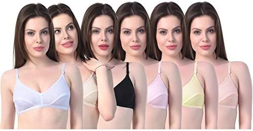 SK Dreams Cotton Women's Bra Combo (Pack of 6)