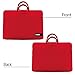 LOVPHONE 15.6 Inch Laptop Sleeve, Water-Resistant Notebook Computer Case Cover for MacBook Air/Pro/Lenovo/ASUS/Samsung/Acer/HP and All 15 Inch Notebooks,Slim-fit Neoprene Briefcase(Red)