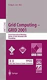 Grid Computing - GRID 2001: Second International