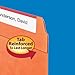 Smead File Folder, Reinforced 1/3-Cut Tab, Letter Size, Orange, 100 per Box (12534)