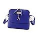 New Women Messenger Bags Vintage Small Shell Leather Handbag Casual Bag ( Blue)