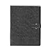 Forevermore Portfolio / Padfolio / Professional Interview Resume Folder / Document Organizer with Refillable Letter Size Writing Pad / Business Gift (Gray)