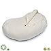 Buckwheat Meditation Cushion – Crescent, Round Or Zabuton Zafu Yoga Pillow | 7 Colors | Zippered Organic Cotton Cover & Liner to Add or Remove Hulls | Machine Washable | Carrying Handle