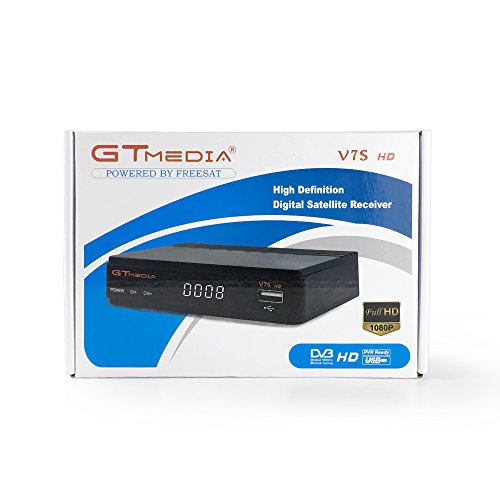 GTMEDIA V7S HD 1080P DVB-S2 Digital satellite TV Receiver + 1pc AV Cable + USB Wifi