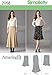 Simplicity 2058 Women's Skirt Sewing Patterns, Sizes 20W-28W