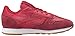 Reebok Women's CL Leather Spp Fashion Sneaker, Flash Red/Merlot/White/Gum, 7.5 M US