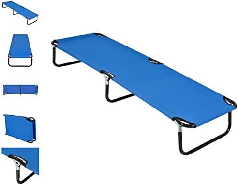 Quality Bed - Folding Portable Bed - Camping Gear - Army Military Grade Cot - Ideal for Camping, Hiking, &amp; House guest - Durable, Mildew Resistant - Easy &amp; Convenient to Use