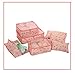 7Pcs Travel Bags Clothes Packing Cube Luggage Organizer with Shoes Bag (gray)