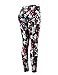 DOP DOVPOD Printed Yoga Pants High Waist Fitness Plus Size Workout Leggings Tommy Control Capris for Women