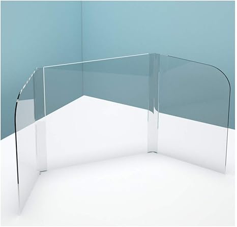 Amazon Co Jp Perspex保護スクリーン ポータブル折りたたみ 式くしゃみガードシールドクリア学生デスクトップパーティションスクリーン 教室のテーブルオフィス用アクリル仕切り ホーム キッチン