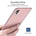 Meidom Case for iPhone Xs Max Slim with Non Slip Matte Surface Anti-Fingerprint Cover Case for iPhone Xs Max (6.5 inch) - Rose Gold