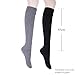 JET-BOND Thick Wool Woollen Cashmere Thigh High Knee Socks Warm Stockings Knit Sweater Thickening Leg Warmers FS03 (Thick Pack of 2)