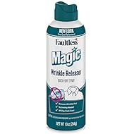Magic Wrinkle Releaser (4 Pack) Say No to Ironing, Perfect for Travelers, Moms or Those On The Go, Static Electricity Remover + Fabric Refresher + Odor Eliminator + Wrinkle Remover, Fresh Scent