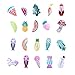Justbuy Snap Hair Clips 40pcs No Slip Cute Colorful Hairpins with Animal Fruit Figure Pattern Metal Barrettes for Baby Girls Toddlers Kids Women Accessories in Box