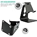 Adjustable Cell Phone Stand,Ahere Multi-Angle Aluminum Desktop Cell Phone Cradle, Dock, Stand for iPhone 6 6s 7 8 X Plus Samsung Galaxy All Android Smartphone Tablets,Black