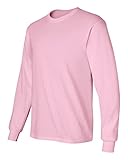 Gildan G2400 100% Cotton L-Sleeve Tee - Light Pink - L