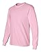 Gildan G2400 100% Cotton L-Sleeve Tee - Light Pink - L