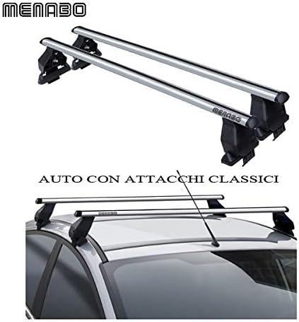 VDP PORTASCI S4 4 COPPIA Sci + barre portapacchi in alluminio VDP PORTASCI S4 4 COPPIA Sci + barre portapacchi in alluminio