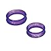 Heritage Rubber Finger Rings for Grooming Shears, Red